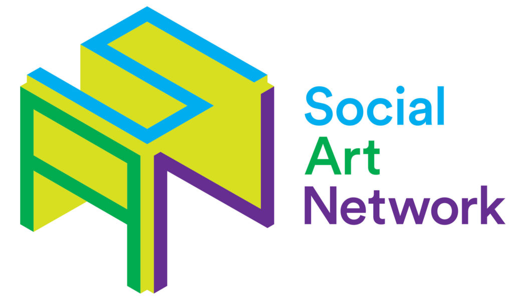 Social Art Network logo and title